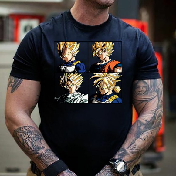 DBZ Super Saiyans T-Shirt - Picture 1 of 1